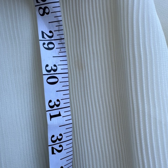 Ted Baker Lovina Bejeweled Accordion Pleated Long Sleeve Blouse Size 3 (US 8) - Picture 16 of 16